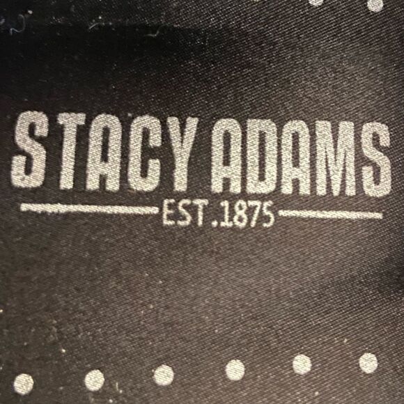 Stacy Adams Studly Black Velvet Loafer Metallic Stud Slip Size 8 - Picture 8 of 11